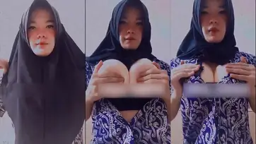 Bokep Jilbab Ukhti Nabilah Remas Dada Sendiri