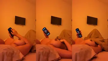 Dokumentasi Siskaeee Cantik Live Bersantai Kasur